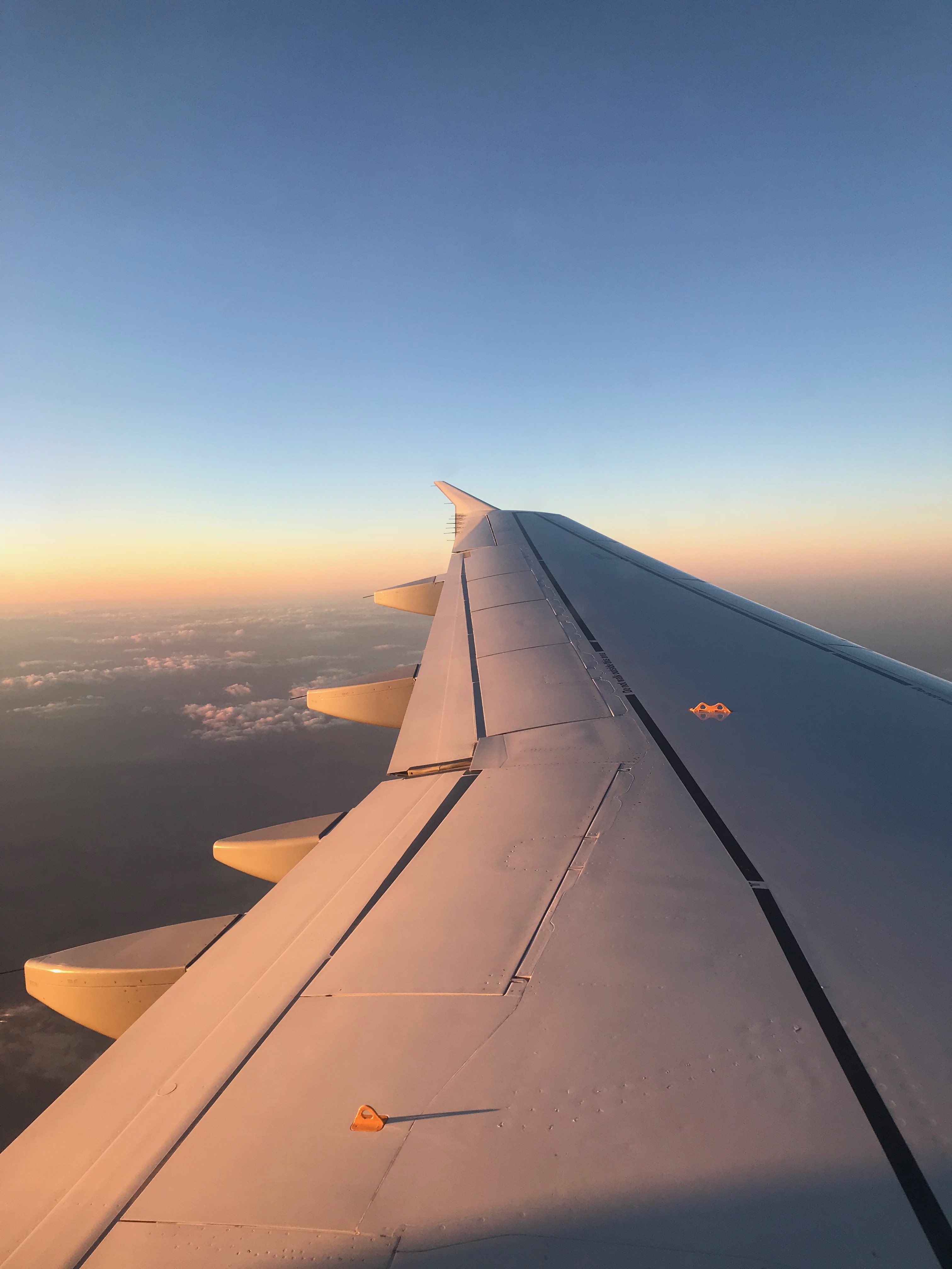 Sunset on the way to Munich
